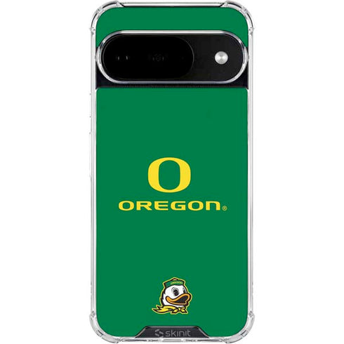 University of Oregon Yellow O with Text Google Pixel 10 Clear Case